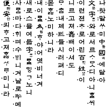 Korean Handwriting Plan